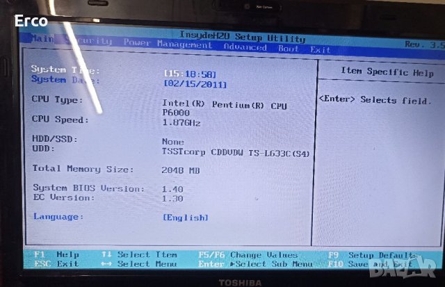 TOSHIBA SATELLITE L630-102 цял или на части, снимка 5 - Части за лаптопи - 41192046