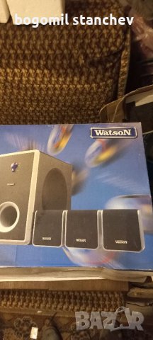 Aктивни с усилвател 5+1 и дистанционно тонколони Watson100W 6бр. С суббуфер