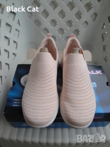 Дамски ежедневни обувки / еспадрили / мокасини Skechers – Go Walk 5, 124250/LTPK, Light Pink, кецове, снимка 12 - Дамски ежедневни обувки - 40653277