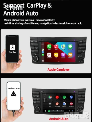 Мултимедия android мерцедес Е клас w211 мерцедес Cls w219, снимка 4 - Аксесоари и консумативи - 50495318