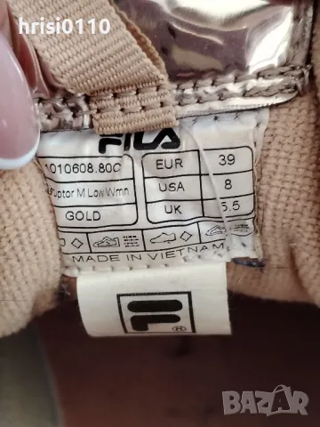 дамски маратонки Fila 39 номер, снимка 3 - Маратонки - 50141734