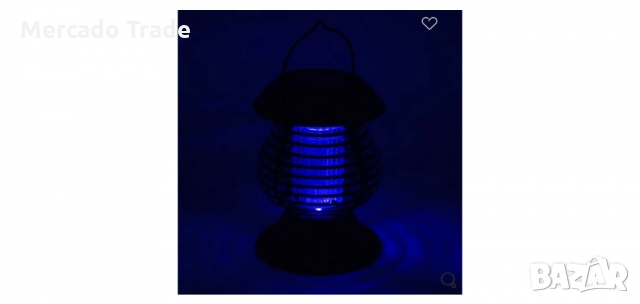 Соларен фенер, LED 1.2V против насекоми 2 в 1, Черен , снимка 4 - Соларни лампи - 36031931