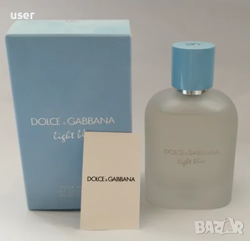 100% Оригинален чисто-нов Dolce & Gabbana Light Blue за мъже EDT x 100 ml.  