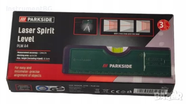 Лазерен нивелир PARKSIDE® PLW A4 със статив , снимка 1 - Други инструменти - 41649069