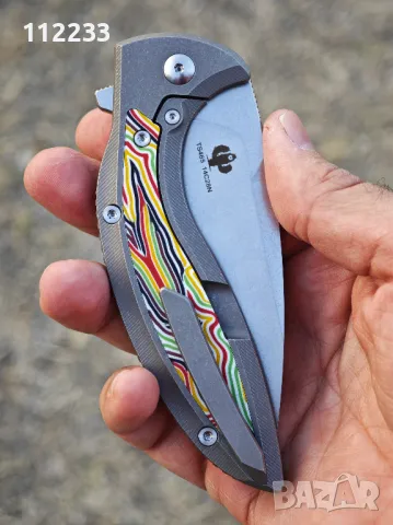 TWOSUN TS465-StoneWash-Javelin нож, снимка 3 - Ножове - 47776698