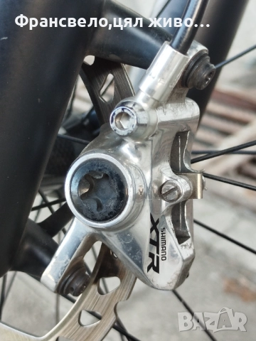 Хидравлични спирачки за велосипед колело Shimano xtr bl m 985 свалени от 29 цола с дискове , снимка 4 - Части за велосипеди - 52551534