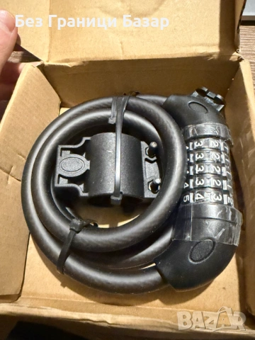 Нова велосипедна Комбинационна ключалка за колело 5-цифрен код стоманен кабел