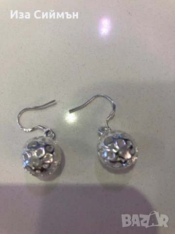 Сребърен комплект обици, гривна и колие, снимка 3 - Колиета, медальони, синджири - 34254004