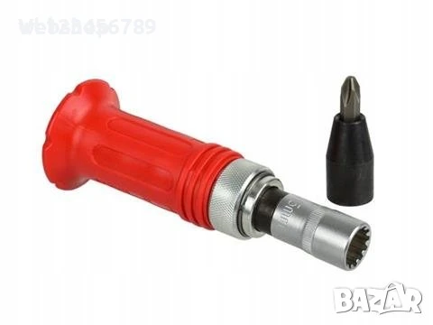 УДАРНА ОТВЕРТКА, С 6 НАКРАЙНИКА, РЕВЕРСИВНА, снимка 4 - Отвертки - 50815148