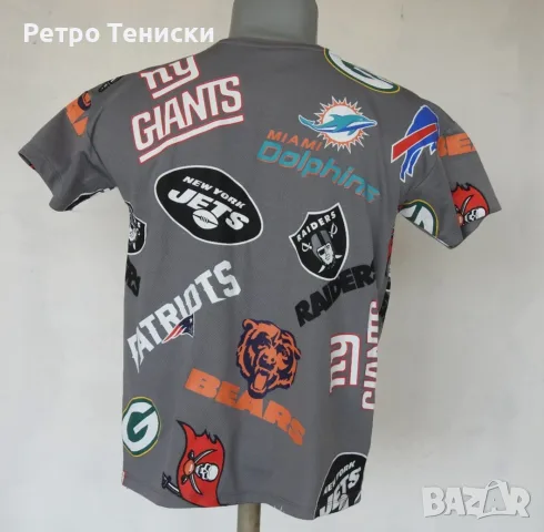 Тениска на all teams • NFL • сиво • размер XL • Деца, снимка 2 - Други спортове - 56319786