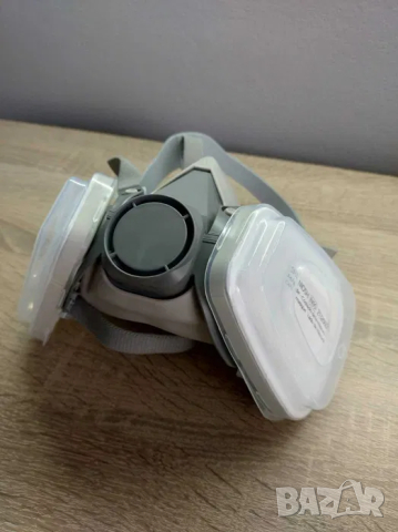 Защитна полумаска 6200 | Предпазна маска, еквивалент на 3М 6200, снимка 9 - Други инструменти - 44681387