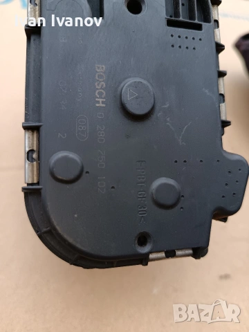 Дроселова клапа от Алфа 156 2.0 JTS 166hp, 2004г. bosch 0280750102 бензин, снимка 2 - Части - 53392388