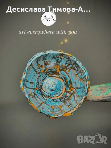 Ръчно изработена авторска купа, снимка 6 - Декорация за дома - 51746861