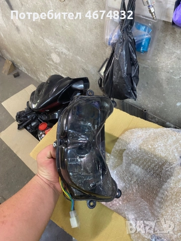 Затъмнен фар за Ямаха Аерокс, снимка 5 - Части - 52740487