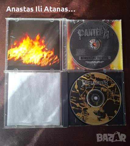 Дискове и аудиокасети на метъл групи /PANTERA; MEGADETH; TESTAMENT/, снимка 3 - CD дискове - 52951510