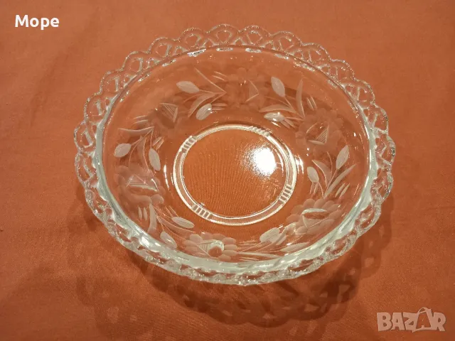 Кристална купа фруктиера Нова , снимка 2 - Декорация за дома - 49538546