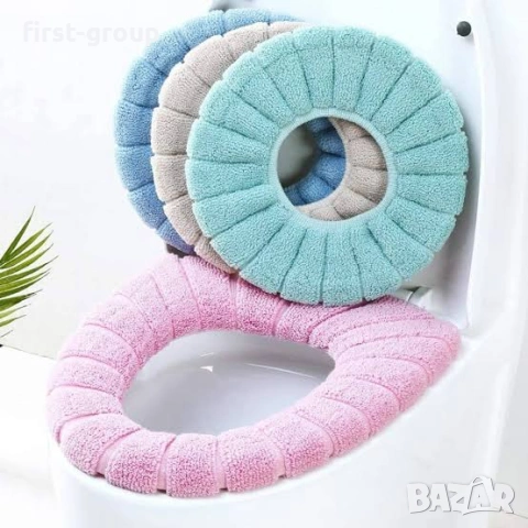 Пухкаво покривало за тоалетна седалка, мека подложка за тоалетна чиния, снимка 8 - Други стоки за дома - 53047369