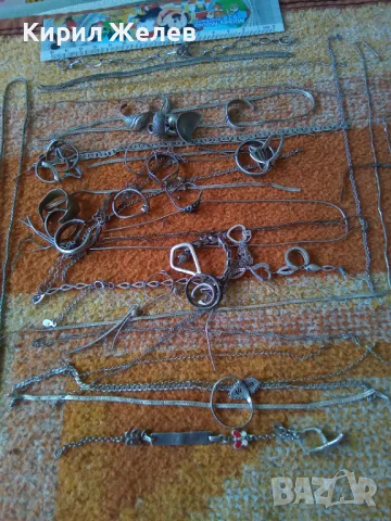 100 грама сребърни накити за поправка за реставрация за части или материал 50642, снимка 4 - Колиета, медальони, синджири - 50238798