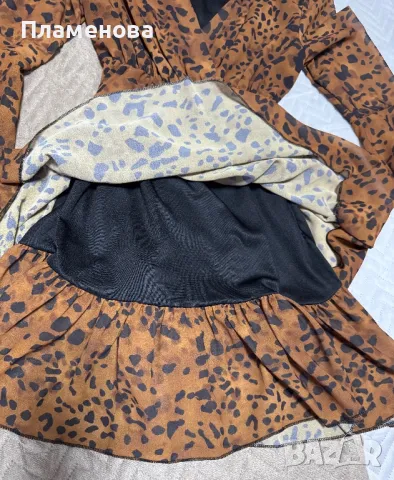 Дамска рокля с тигров принт - One size, снимка 5 - Рокли - 48687406