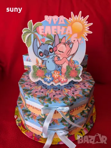 Картонена торта Блуи и Бинго, снимка 14 - Други - 42125219