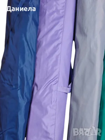 Кръгъл плажен чадър 2.40 м с чупещо се рамо, UV защита и прозорче за вятър, снимка 3 - Други - 50022131