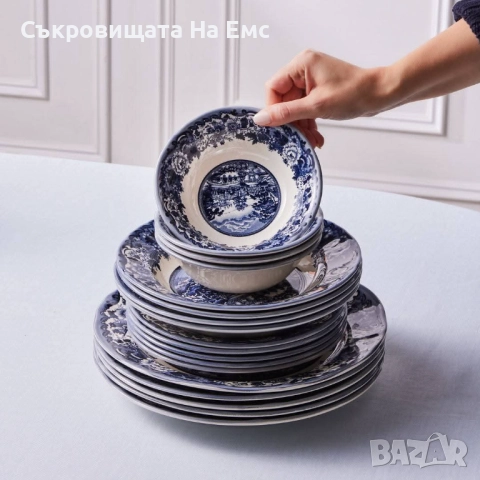 Чисто Нов Сервиз Karaca "Old Town" 24части  Прелест за Неотразими Трапези Сервиза е Чисто Нов в Кашо, снимка 7 - Сервизи - 52160054