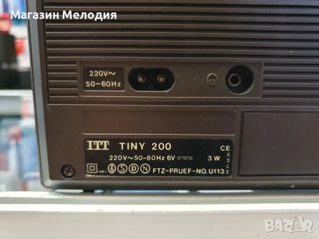 Радио ITT TINY 200 В отлично техническо и визуално състояние., снимка 9 - Радиокасетофони, транзистори - 46056352