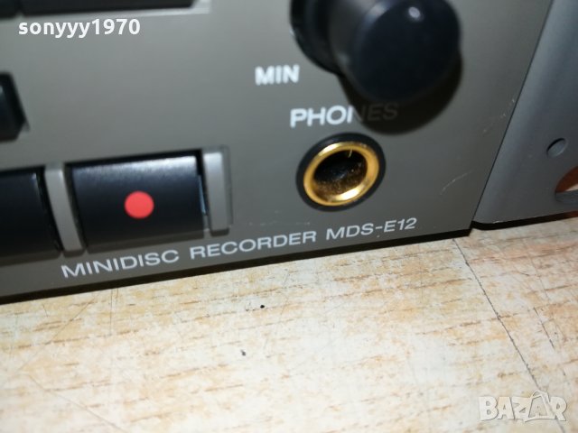 *SONY MDS-E12 MINIDISC RECORDER 2910211932, снимка 4 - Декове - 34626422