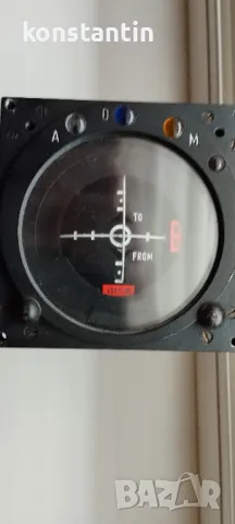 ИНДИКАТОР ОТ САМОЛЕТ/ВЪРТОЛЕТ ГЕРМАНИЯ, снимка 4 - Антикварни и старинни предмети - 47818930