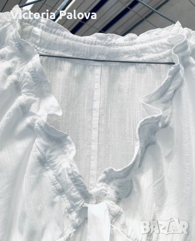 Разкошна бяла туника/ блуза, снимка 6 - Туники - 41616509