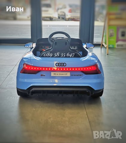 ТОП ЦЕНА!НОВО!Акумулаторна кола AUDI RS E-tron GT с меки гуми,12V батерия , снимка 8 - Детски велосипеди, триколки и коли - 39226760