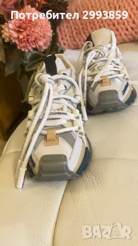 сникърси Долче и Габана 37*D&G Colour Block Lace-Up Sneakers, снимка 6 - Маратонки - 44871955