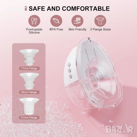 Преносима електрическа помпа за кърма с 4 режима и 9 нива, 1 брой, снимка 4 - Помпи за кърма - 52707008