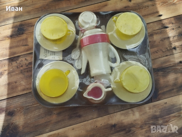 соц детски комплект за чай , снимка 5 - Антикварни и старинни предмети - 52558387