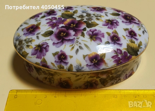 Порцеланова кутийка за бижута или ценности , снимка 5 - Антикварни и старинни предмети - 52091122