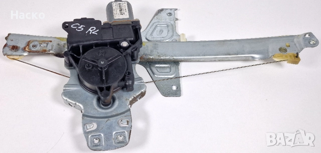 Заден Ляв Стъклоповдигач Citroen C5 III X7 Ситроен Ц5 2008-2017 128000852 0130822751