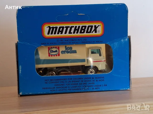 Стара Играчка Камион Streets Ice Cream MatchBox / Неразпечатвана , снимка 8 - Колекции - 55968344