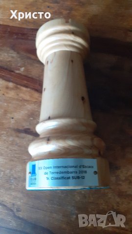 награда за шахмат топ голям дървен Испания , снимка 3 - Други спортове - 41741613