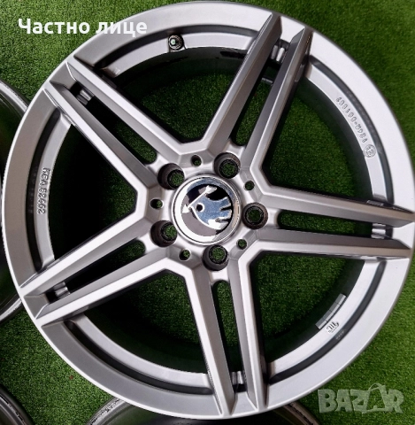 Продавам 4бр 17-ки джанти за Шкода Октавия, Супърб, Карок , снимка 3 - Гуми и джанти - 52469463