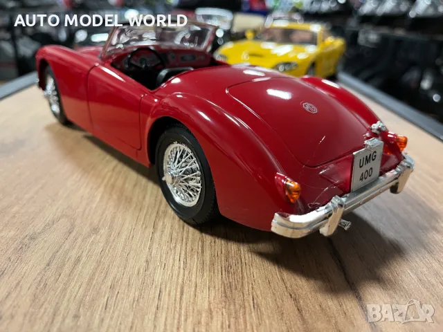 Чисто нова метална колекционерска количка МG A TWIN CAM CABRIO 1:18, снимка 3 - Аксесоари и консумативи - 48382873