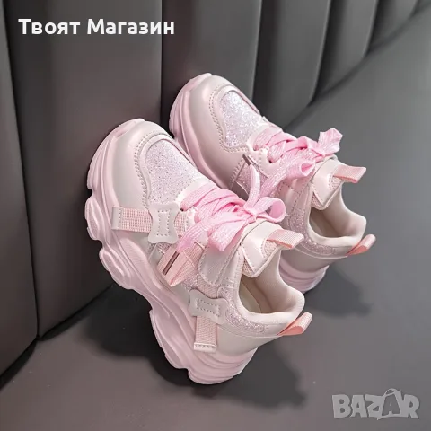 Детски спортни маратонки в розов цвят, снимка 3 - Детски маратонки - 55822178