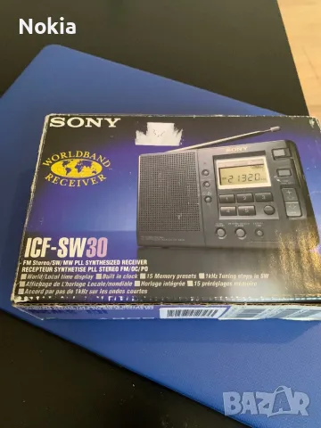 Sony ICF-SW30 FM Stereo/MW/SW1-10 PLL Synthesizer Receiver (BCL Radio), снимка 11 - Други музикални жанрове - 50110907