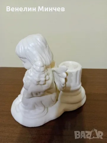 Коледен свещник Ангелче, снимка 4 - Други - 48422444