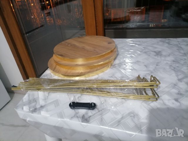 Комплект 3 масички за кафе - различни цветове, снимка 5 - Маси - 40089244