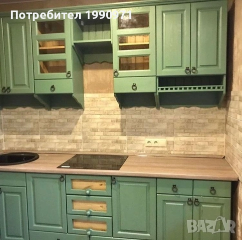 Кухя по индивидуален проект. Масив - орех, елша, бреза, череша, акация, смърч, чинар, бряст, дъб., снимка 13 - Кухни - 52476422