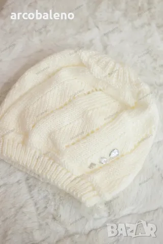 Дамска зимна шапка Лариса, 2цвята , снимка 6 - Шапки - 47511784