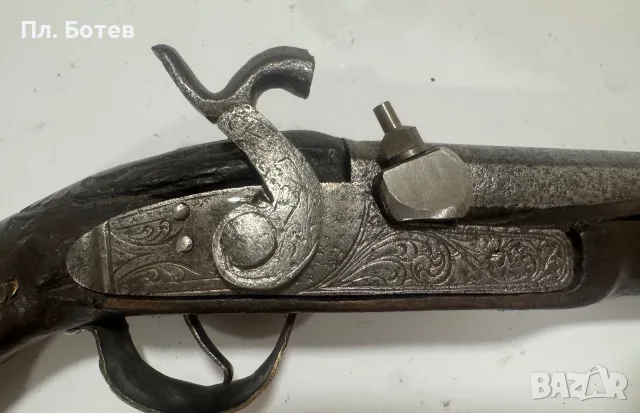 Стар османски пищов, снимка 3 - Антикварни и старинни предмети - 55997083