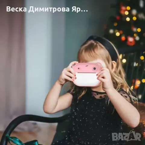 Детска моментална камера HD 1080p – Идеалният подарък за малките творци, снимка 2 - Други - 48166459