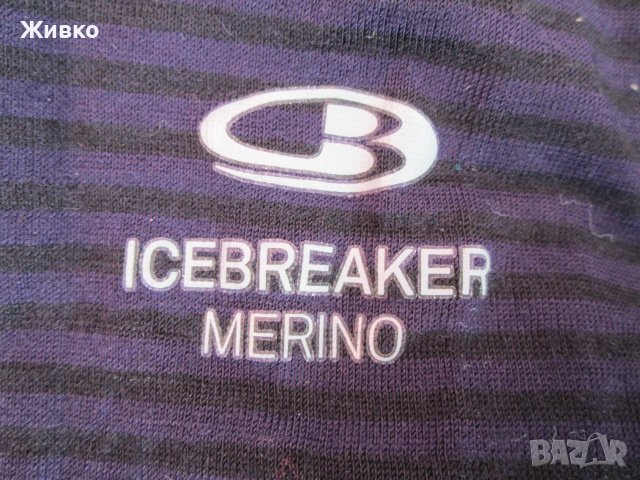 ICEBREAKER дамски анорак от новозеландско мерино размер L., снимка 2 - Спортни екипи - 39638507