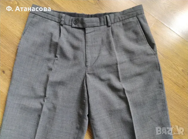 Много хубав мъжки панталон от костюм, сив, размер L-XL, перфектен